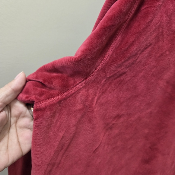 Northern Reflections Cotton Blend Red Long Sleeve Top - Picture 2 of 6